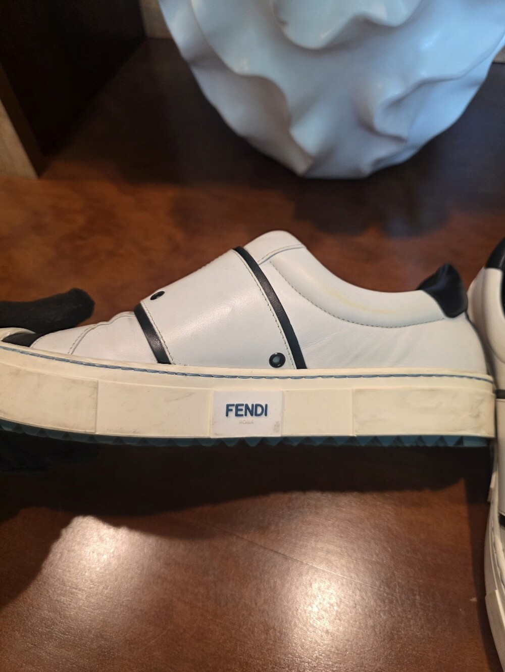 Authentic Fendi Flowerland Slip-on Sneakers, EU 37/US 7 - Picture 7 of 8